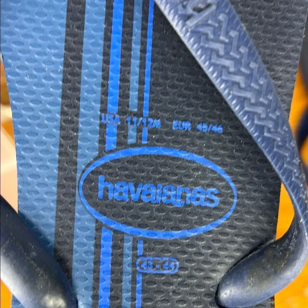 Havaianas Navy and Blue Flip Flops